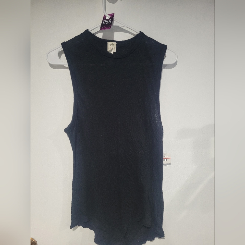 (058) NWT FREE PEOPLE INTIMATELY ALL THE TIME BODYSUIT - BLACK - XS